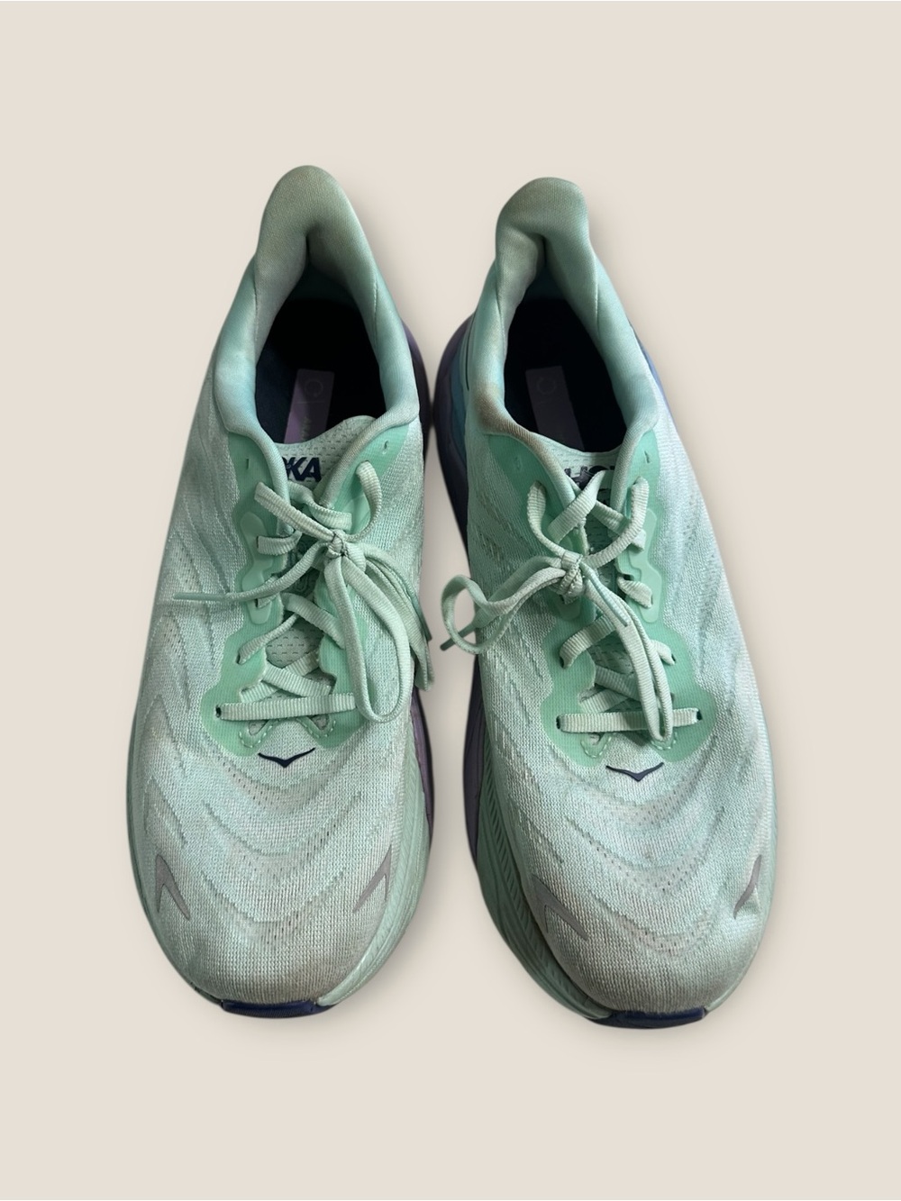 Hoka One One Arahi 6 Shoes Womens 10 blue running walking training performance - Picture 2 of 7